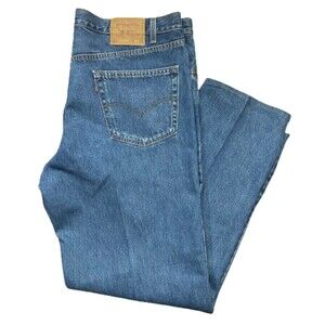 Levi's 550 Relaxed Fit Vintage Custom Flare Leg Denim Jeans Y2K Men's 44